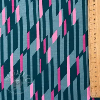 Juhla- ja naistenkankaat PUNTA DI ROMA Abstract dark mint