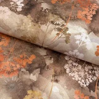 Sisustuskangas Flowers toffee digital print