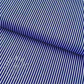 Puuvillakangas Stripes cobalt