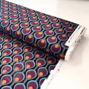 Viskoosi ROSELLA STRETCH Abstract black