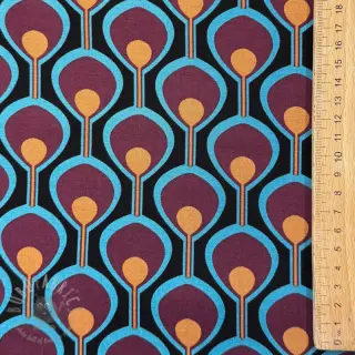 Viskoosi ROSELLA STRETCH Abstract black