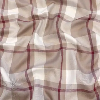 Viskoosi YARN DYED Check beige