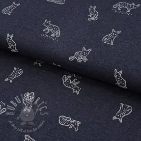 Neulos Hidden foxie indigo melange