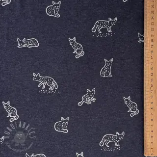 Neulos Hidden foxie indigo melange