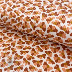 Vakosametti WASHED Flower white