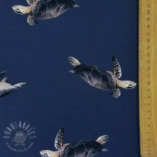 Neulos Turtle midnight blue digital print