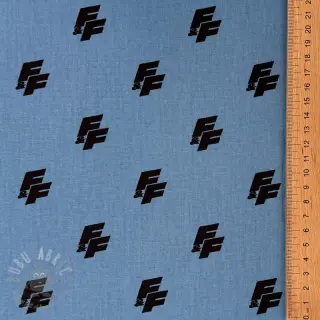 Puuvillakangas Fast and Furious blue shadow