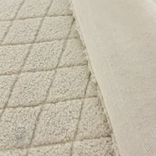 Päällystakkikangas TEDDY Diamond beige