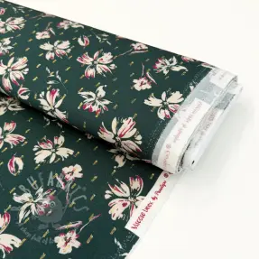 Viskoosi LUREX Flowers dark emerald