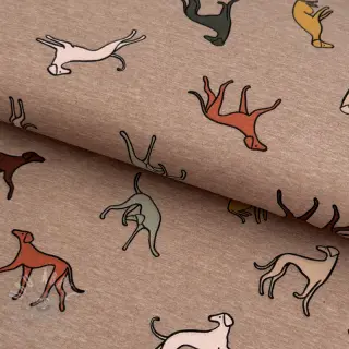 Neulos Dogs melange taupe