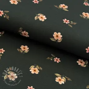 Neulos Flowers army green digital print ORGANIC