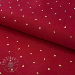 Vakosametti FOIL GOLD Dot red