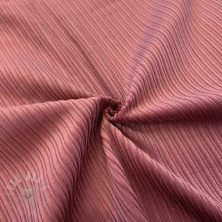 Vakosametti STRIPE dark rose