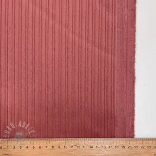 Vakosametti STRIPE dark rose