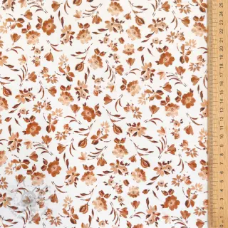 Neulos Romantic flowers white mauve digital print