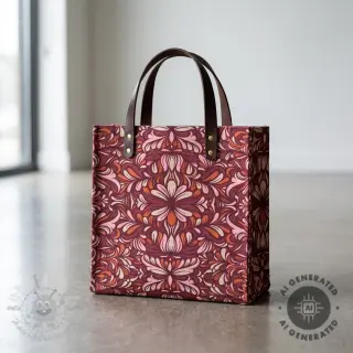 Sisustuskangas Boho rosewood