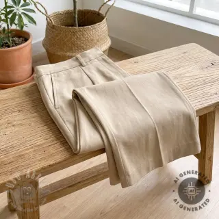 TENCEL pellavalla beige
