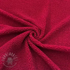 Päällystakkikangas TEDDY red