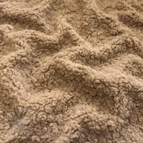 Päällystakkikangas TEDDY BOUCLÉ soft taupe