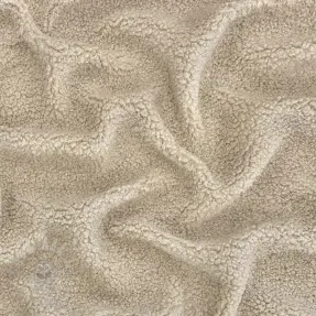 Päällystakkikangas TEDDY light sand