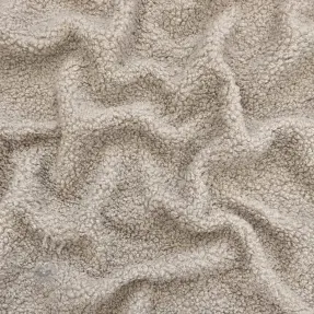 Päällystakkikangas TEDDY beige