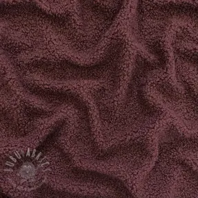 Päällystakkikangas TEDDY rouge