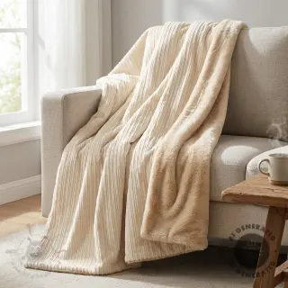 Vakosametti Cofur fleece off white