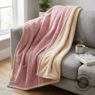 Vakosametti Cofur fleece rose