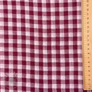 Kaksinkertainen harsokangas/musliini YARN DYED Stripes and checks design F