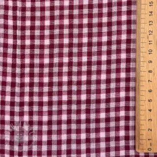 Kaksinkertainen harsokangas/musliini YARN DYED Stripes and checks design F