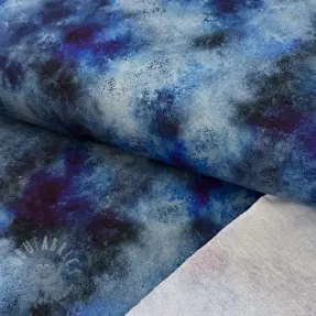 Collegekangas TIE-DYE blue digital print