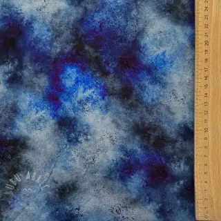 Collegekangas TIE-DYE blue digital print