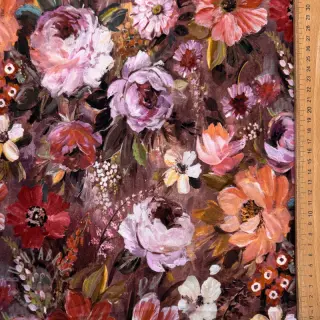Collegekangas Flowers Andrea brown digital print