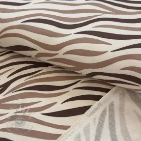 Harjattu collegekangas Animal skin brown SIMPLY NATURAL