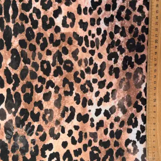 Harjattu collegekangas Animal skin brown digital print