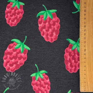 Neulos Raspberries navy melange