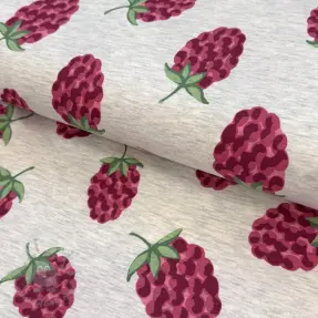 Neulos Raspberries ecru melange