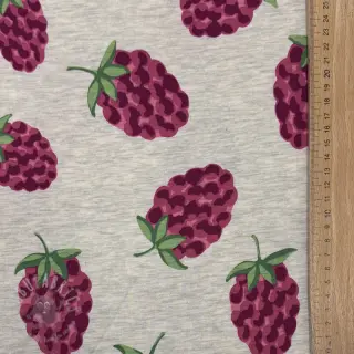 Neulos Raspberries ecru melange