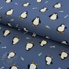 Neulos Penguins blue digital print