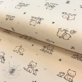 Neulos Forest animals digital print ORGANIC