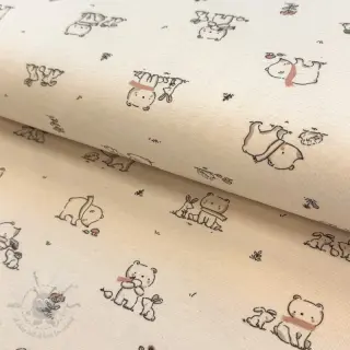 Neulos Forest animals digital print ORGANIC