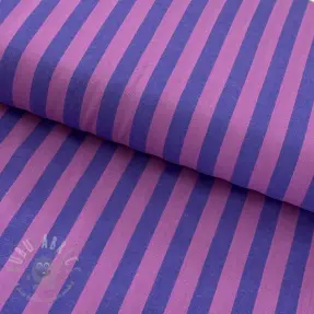 Puuvillakangas YARN DYED BIG Stripes purple