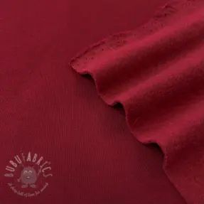 Harjattu collegekangas JOGGING dark red