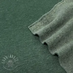 Harjattu collegekangas JOGGING dark green melange