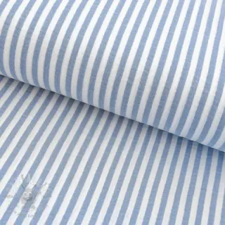 Kaksinkertainen harsokangas/musliini YARN DYED Summer stripe blue