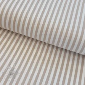 Kaksinkertainen harsokangas/musliini YARN DYED Summer stripe beige