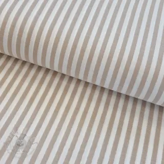 Kaksinkertainen harsokangas/musliini YARN DYED Summer stripe beige