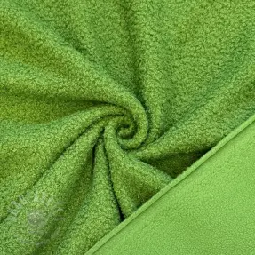 Fleece TEDDY DOUBLE SIDED green