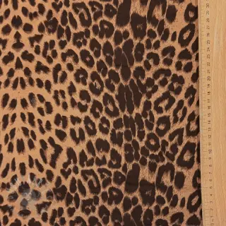 Päällystakkikangas TEDDY SUEDE Panther LEO light brown