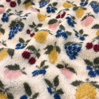 Päällystakkikangas TEDDY JACQUARD Pretty mix design E